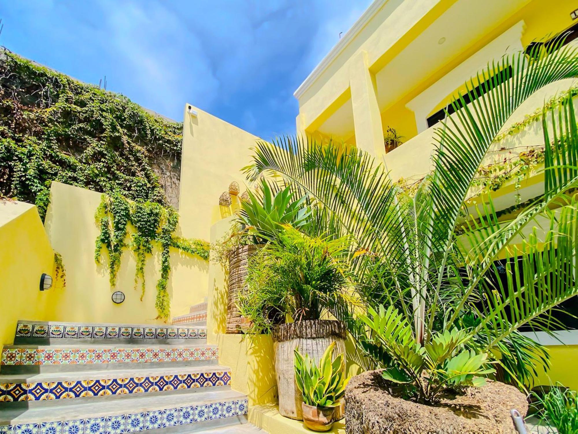 Gallo Azul Hotel, En El Corazon De Todos Santos Bagian luar foto