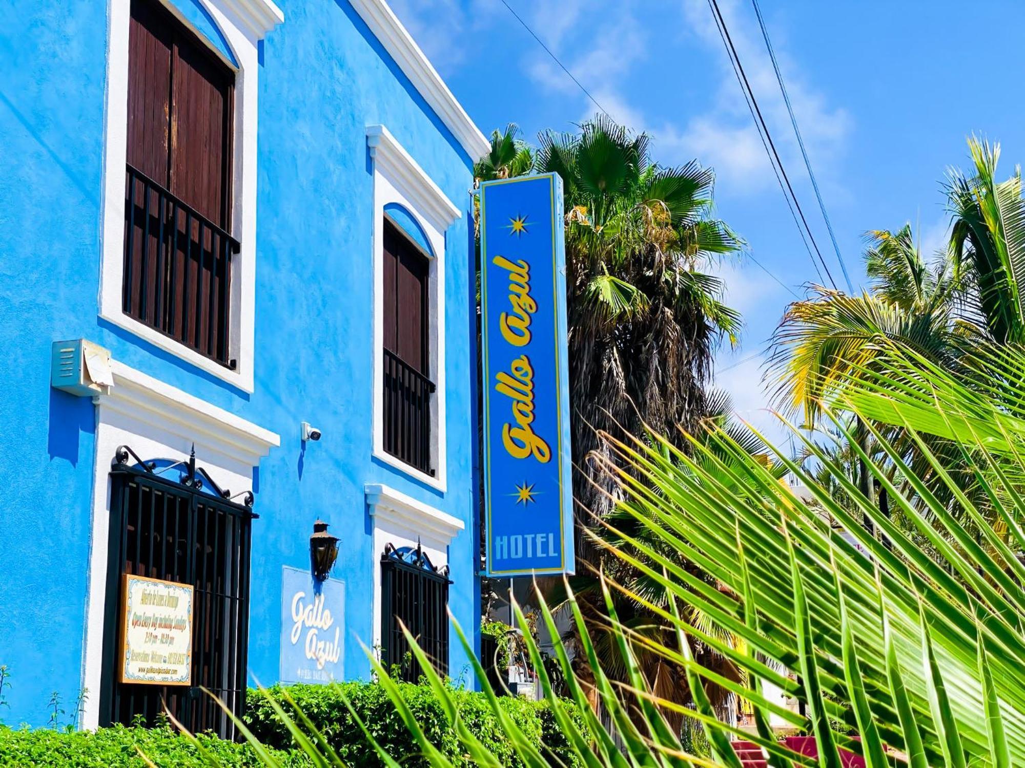 Gallo Azul Hotel, En El Corazon De Todos Santos Bagian luar foto